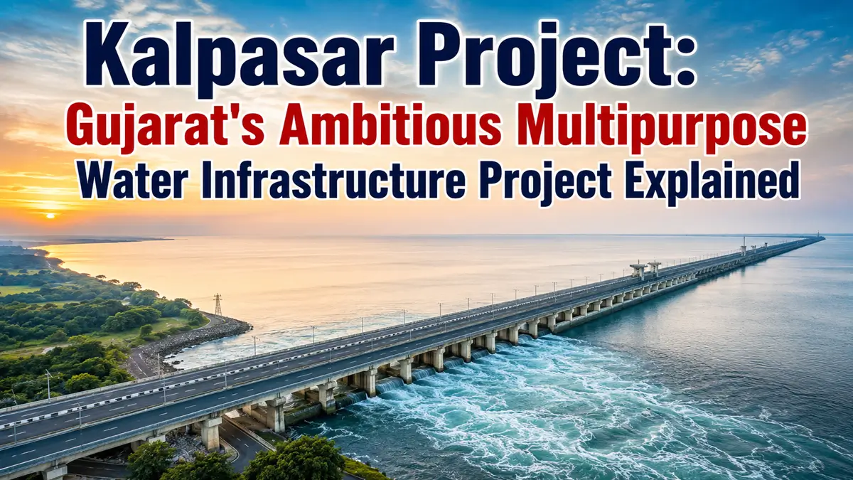 Kalpasar Project: Gujarat's Ambitious Multipurpose Water Infrastructure Project Explained