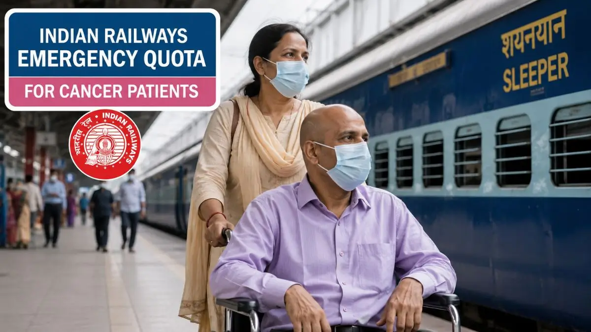 Indian Railways Emergency Quota for Cancer Patients: How to Get a Confirmed Train Ticket, Eligibility, Documents & Rules