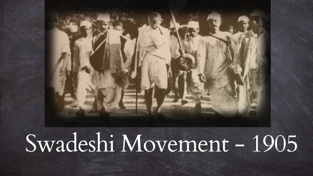 What Is Swadeshi Movement (1905)? Know The Reason, Leaders, Methods, Features and Significance