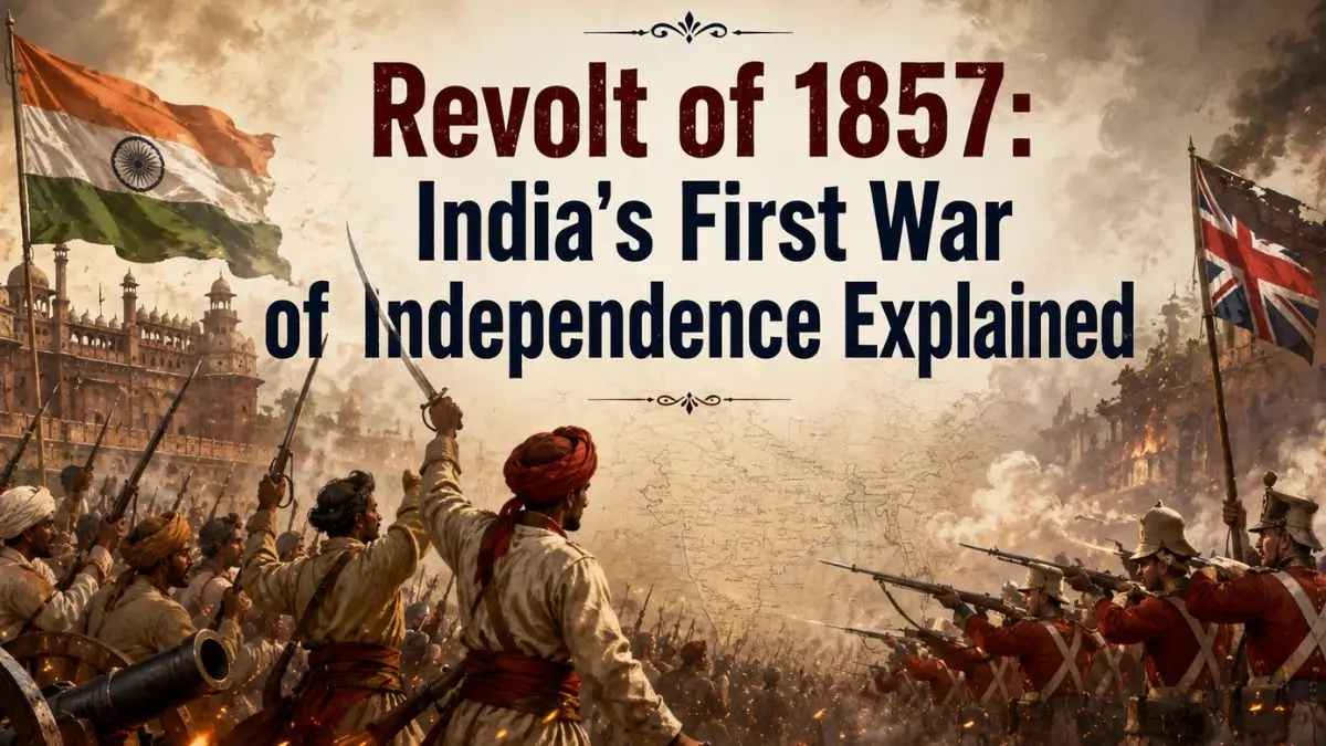 Revolt of 1857: India's First War of Independence Explained