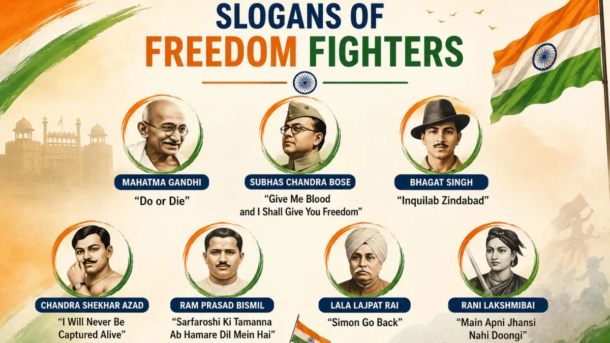 Slogans of Freedom Fighters: Famous Slogans, History, Meaning and Significance