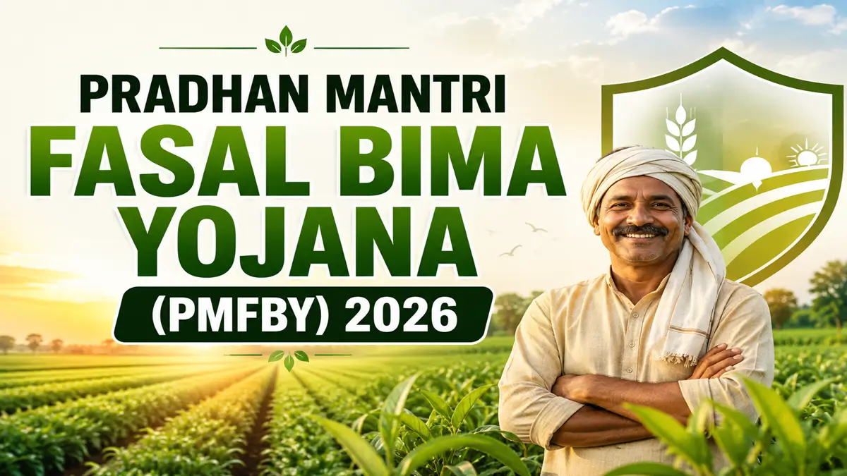 Pradhan Mantri Fasal Bima Yojana (PMFBY) 2026: Objective, Benefits, Eligibility, Documents & How to Apply