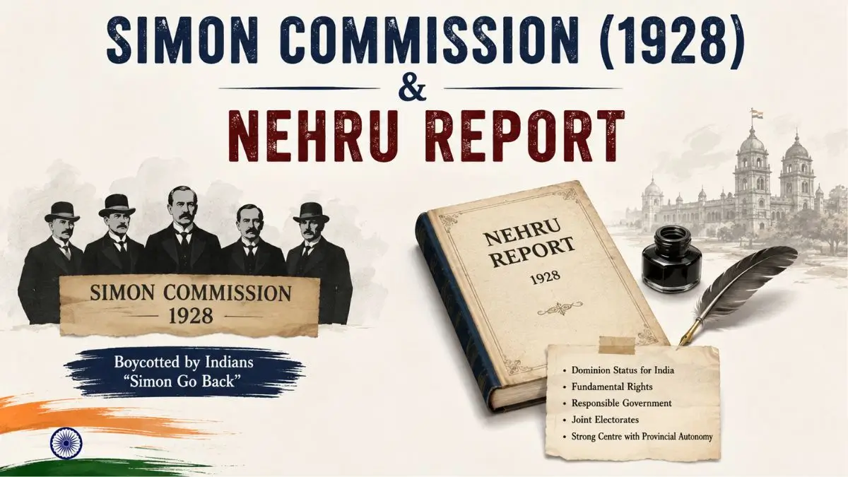 Simon Commission (1928) & Nehru Report: India's Demand for Constitutional Reform
