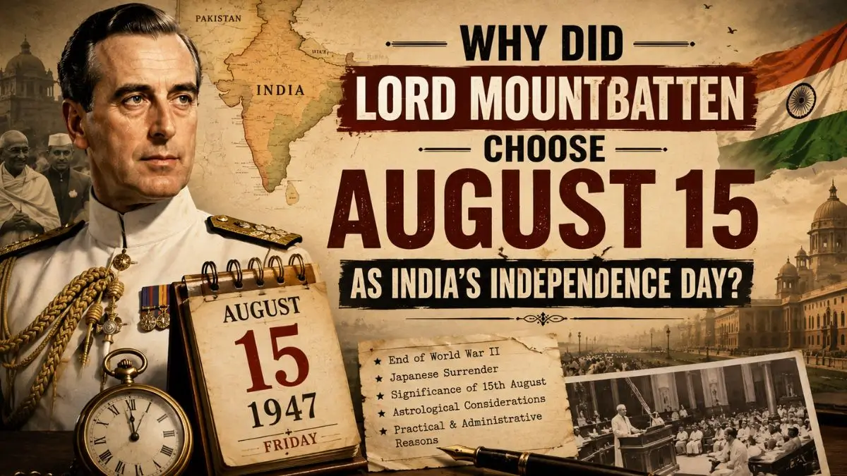Why Did Lord Mountbatten Choose August 15 as India’s Independence Day?