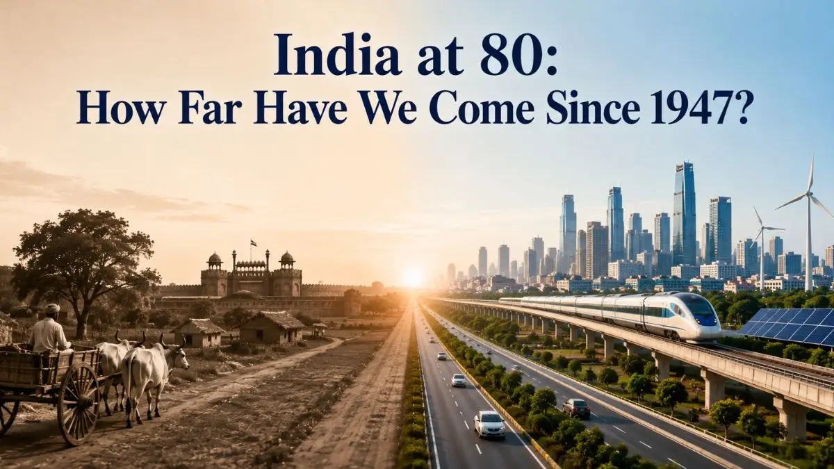 India at 80: How Far Have We Come Since 1947? 10 Numbers That Tell the Story