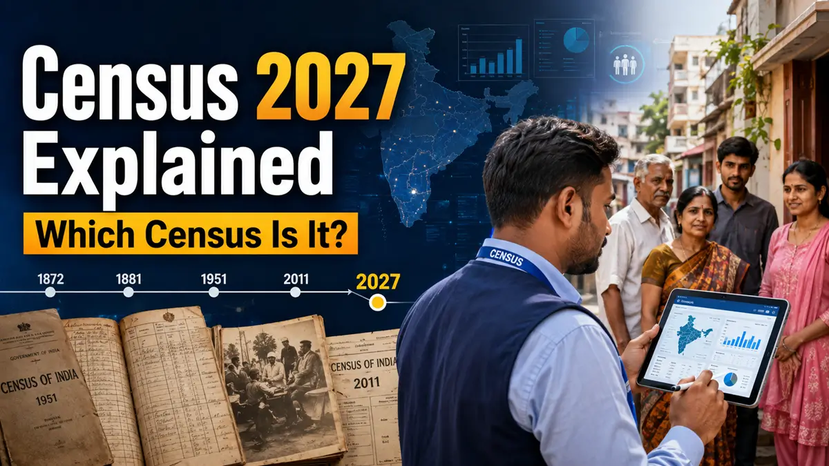 Census 2027 Explained: Which Census Is It? Check All Indian Census Years