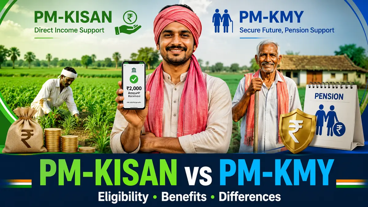 PM-KISAN vs PM-KMY: Key Differences, Eligibility, Benefits and Who Can Avail Them?