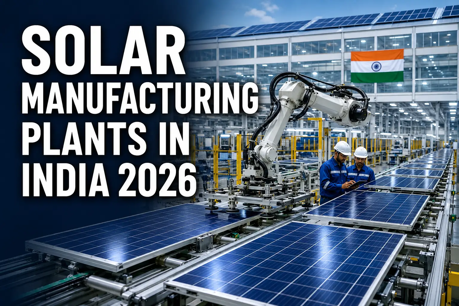 Solar Manufacturing Plants in India 2026