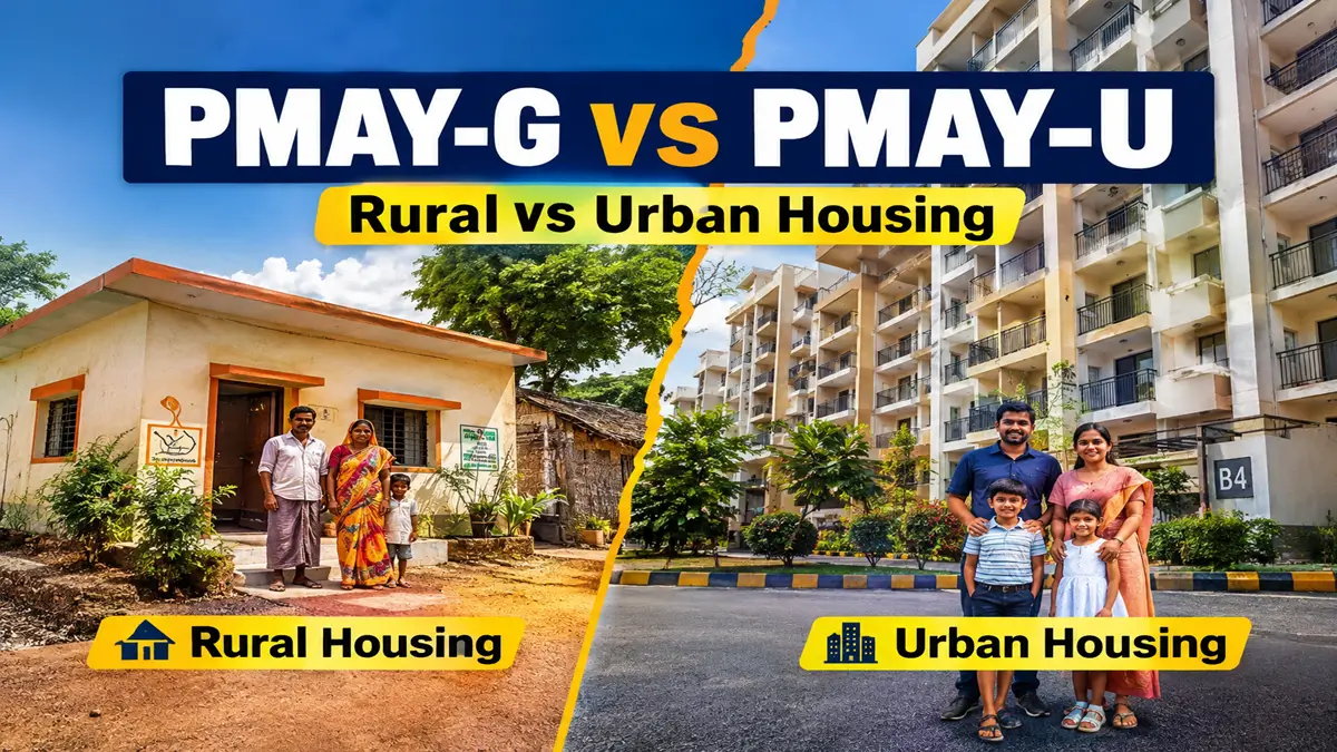 PMAY-G vs PMAY-U: Difference Between Rural and Urban Housing Schemes