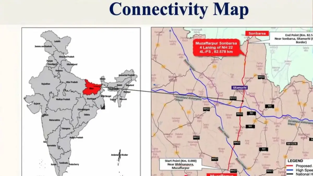 NH-22 Four-Laning: Muzaffarpur-Sitamarhi Project Explained