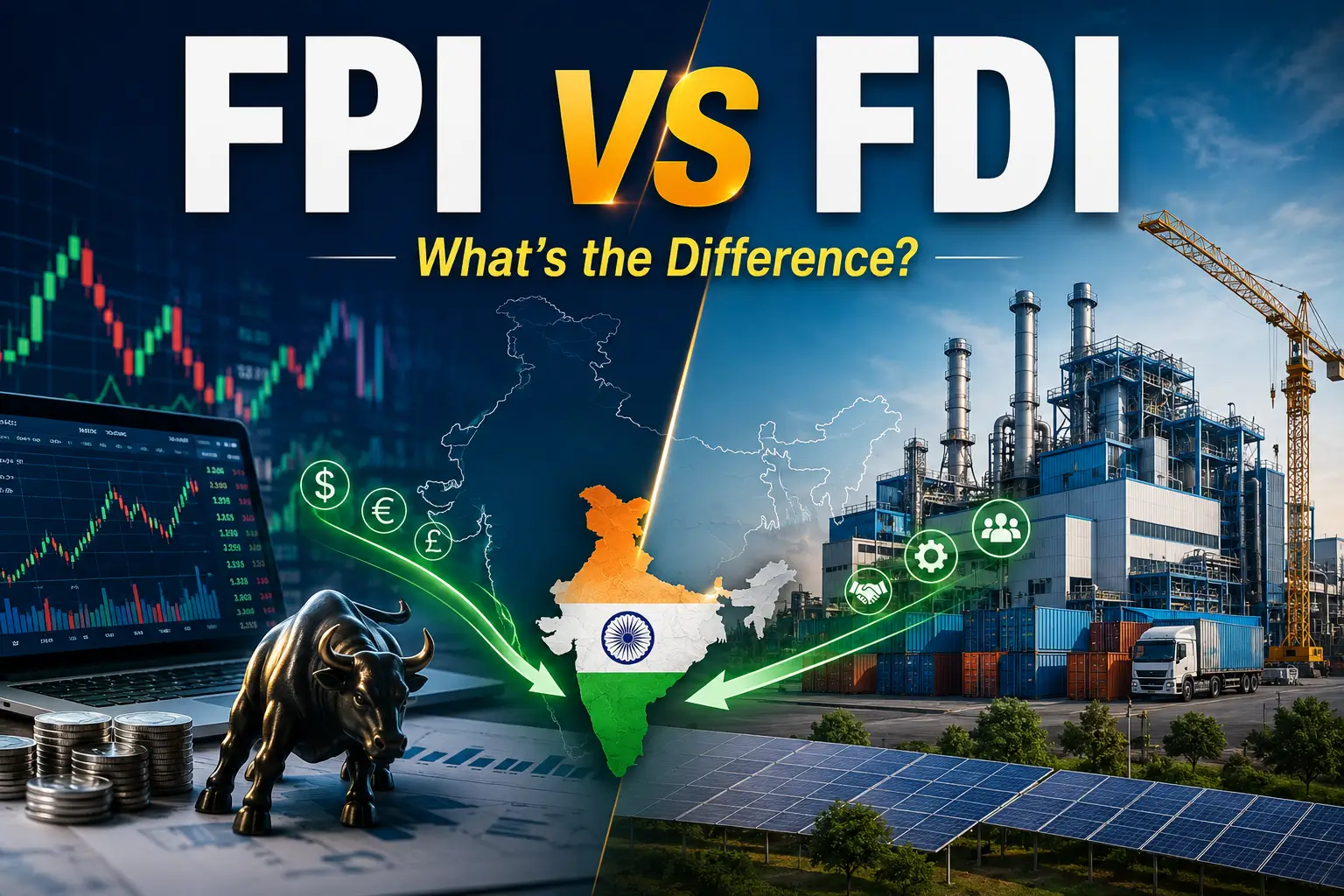 FPI vs FDI: What Is the Difference and How Do They Affect India’s Economy?