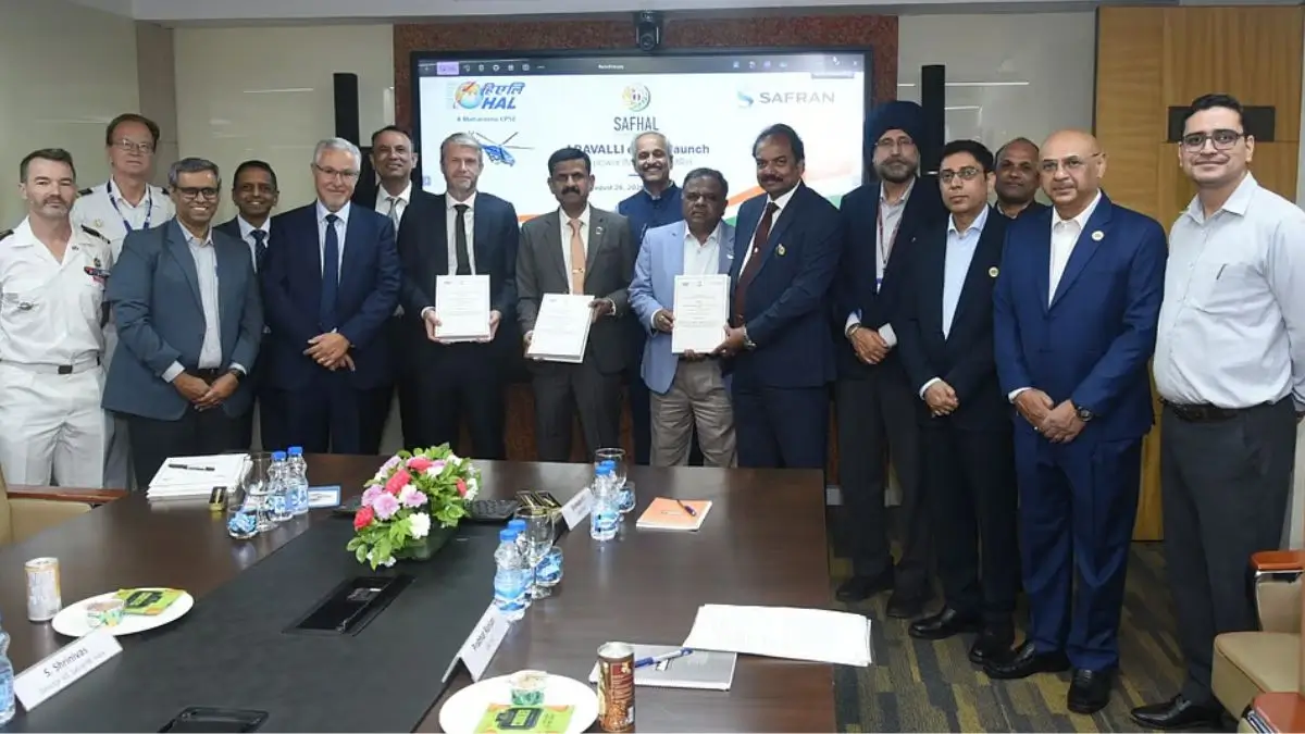 HAL and Safran Sign Deal to Develop Aravalli Helicopter Engine