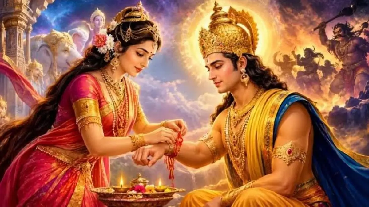 Krishna and Draupadi: The Story Behind Raksha Bandhan