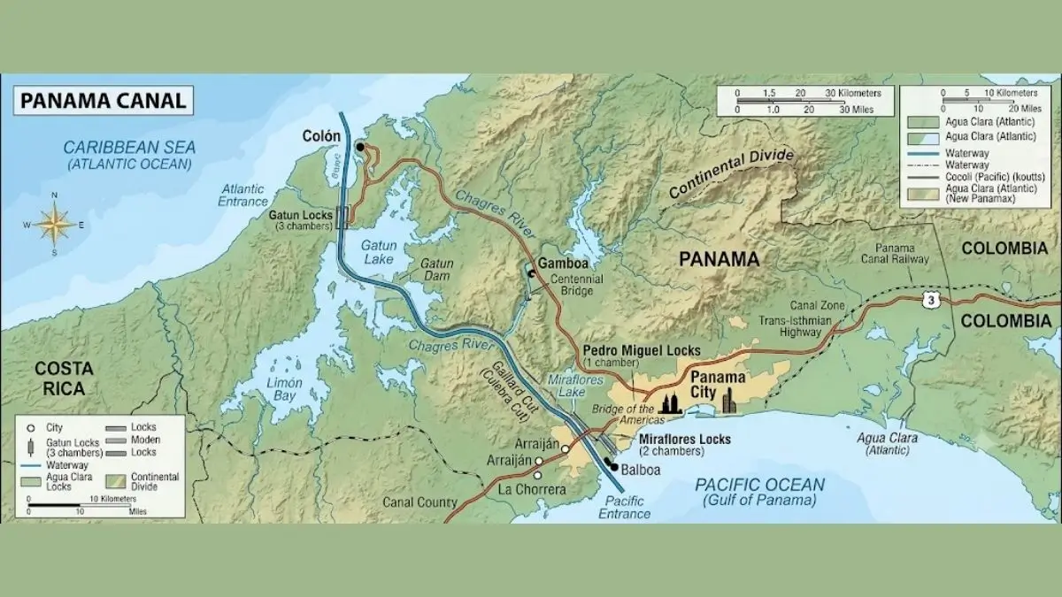 Which Two Oceans Are Connected by the Panama Canal?