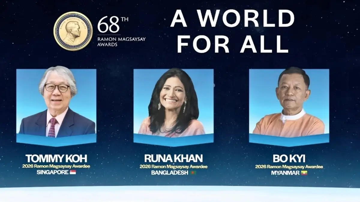 Ramon Magsaysay Awards 2026 Honour Three Asian Leaders