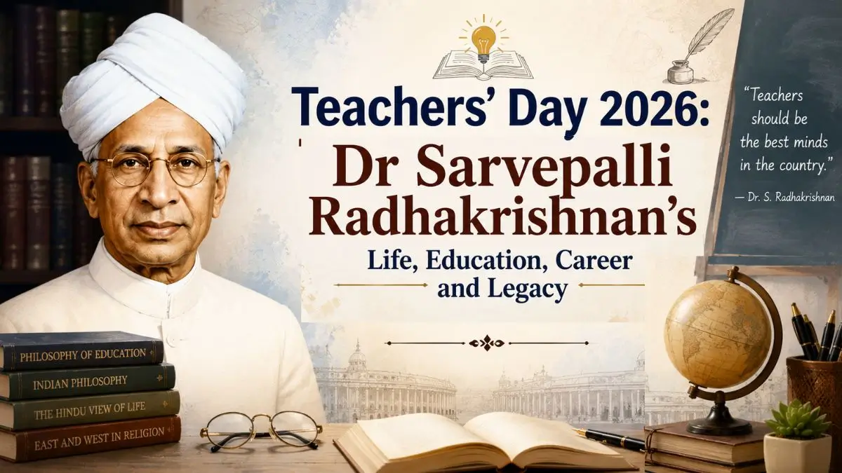 Teacher Day 2026: Dr Sarvepalli Radhakrishnan’s Life, Education, Career and Legacy