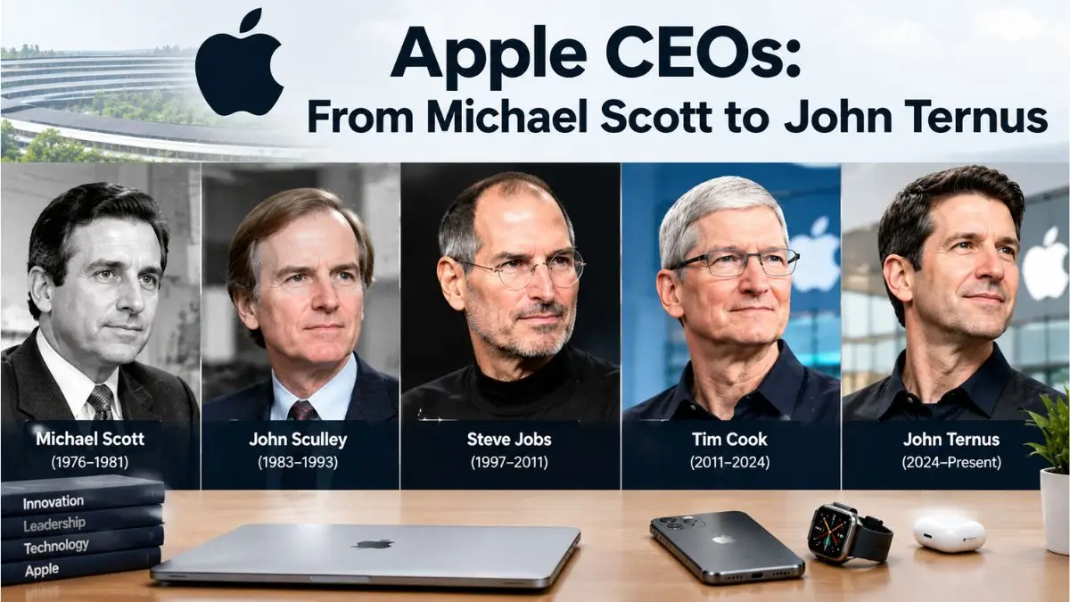 List of All Apple CEOs: From Michael Scott to John Ternus