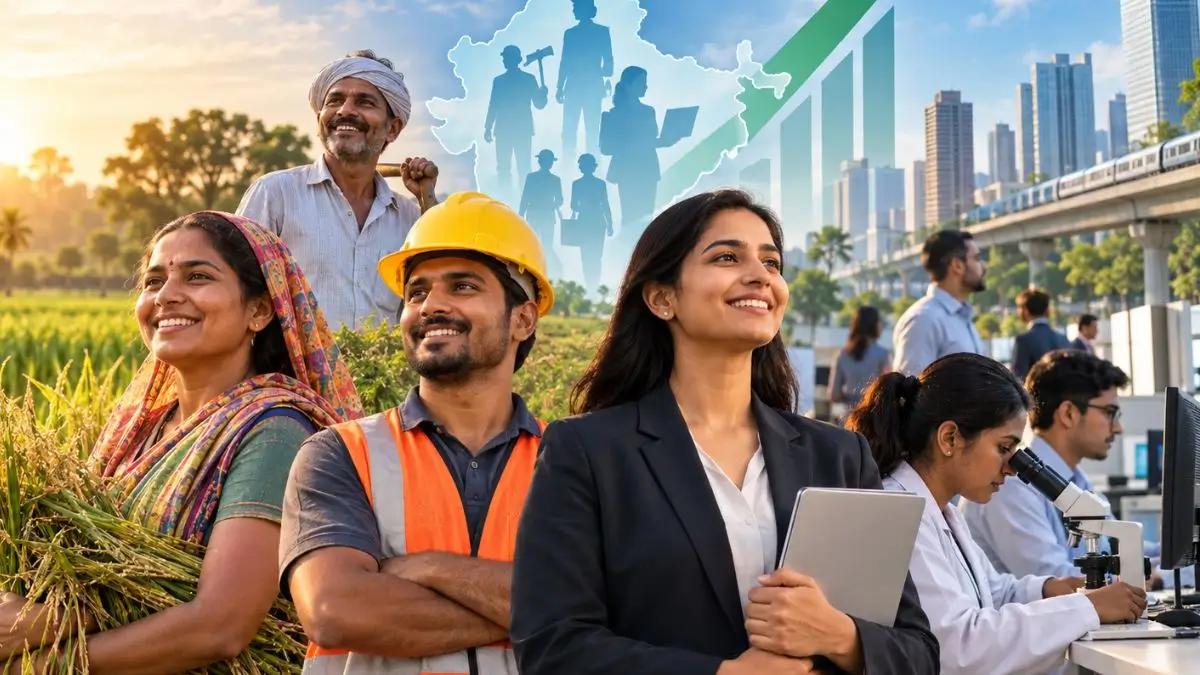 India’s Labour Force Participation Rate Rises to 55.6% in August 2026