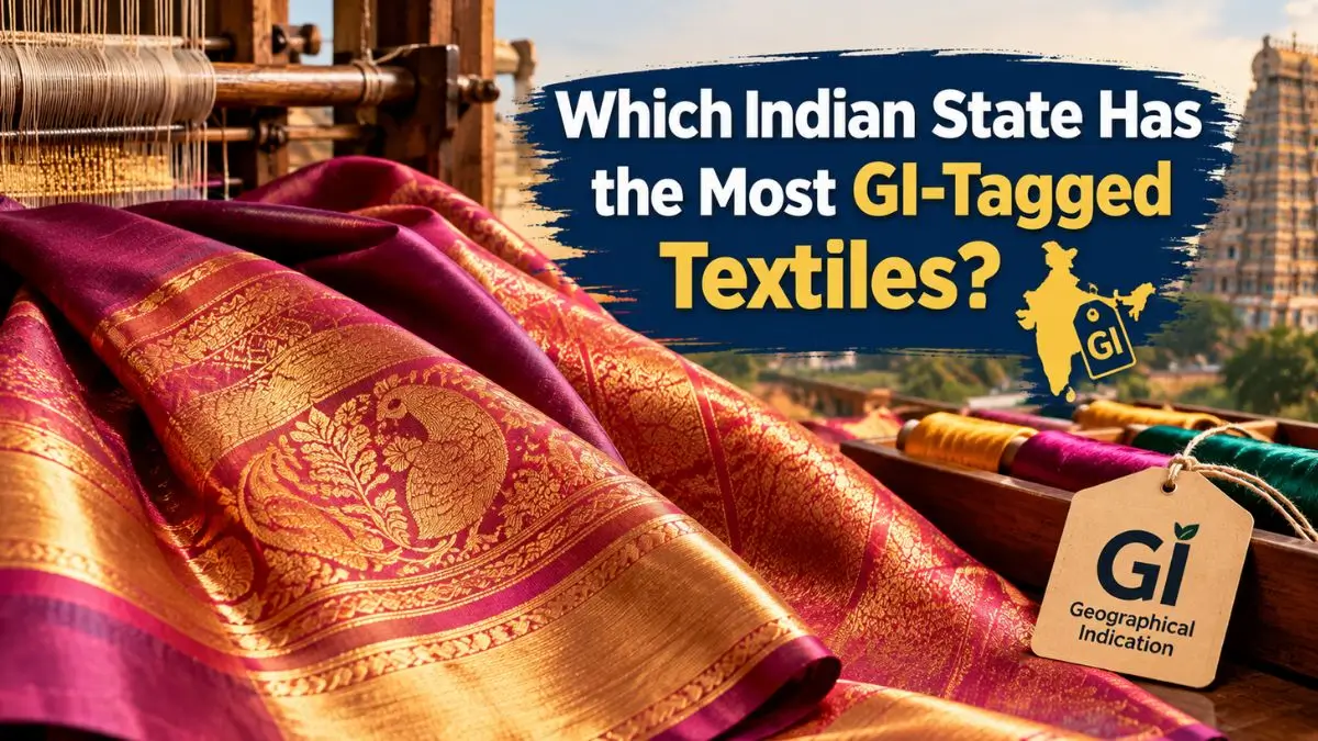 Which Indian State Has the Most GI-Tagged Textiles?