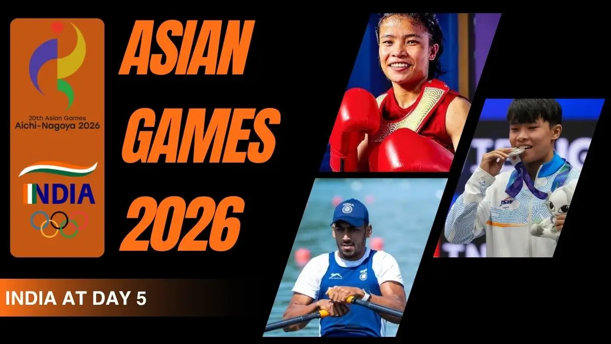 India At Asian Games 2026: Day 5 Medal Winners and Medal Tracker