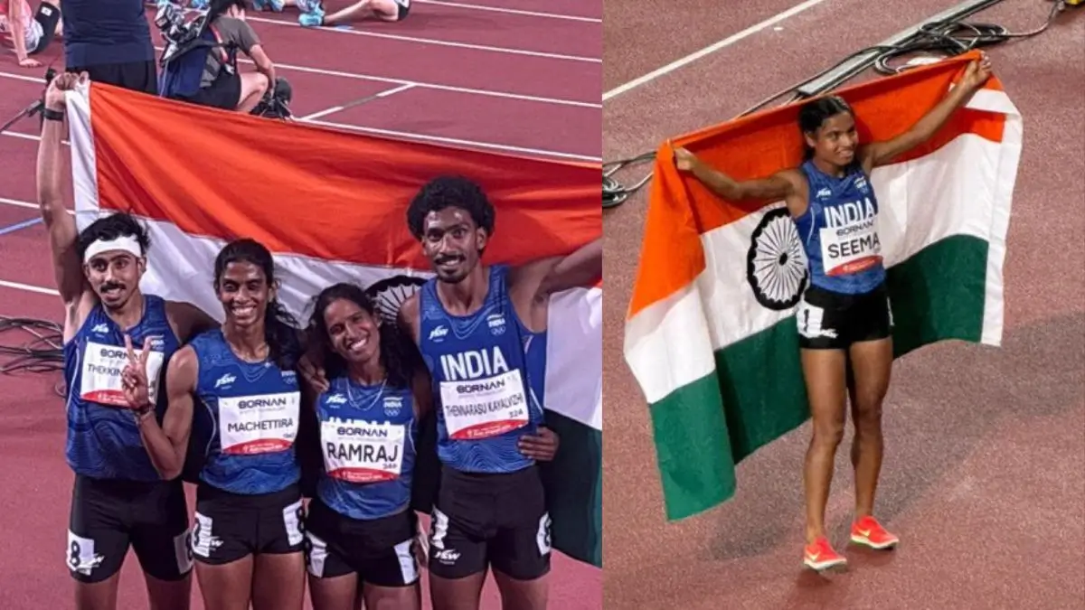 Asian Games 2026: India Wins Mixed 4x400m Relay Silver, Seema Kumari Takes 10,000m Bronze