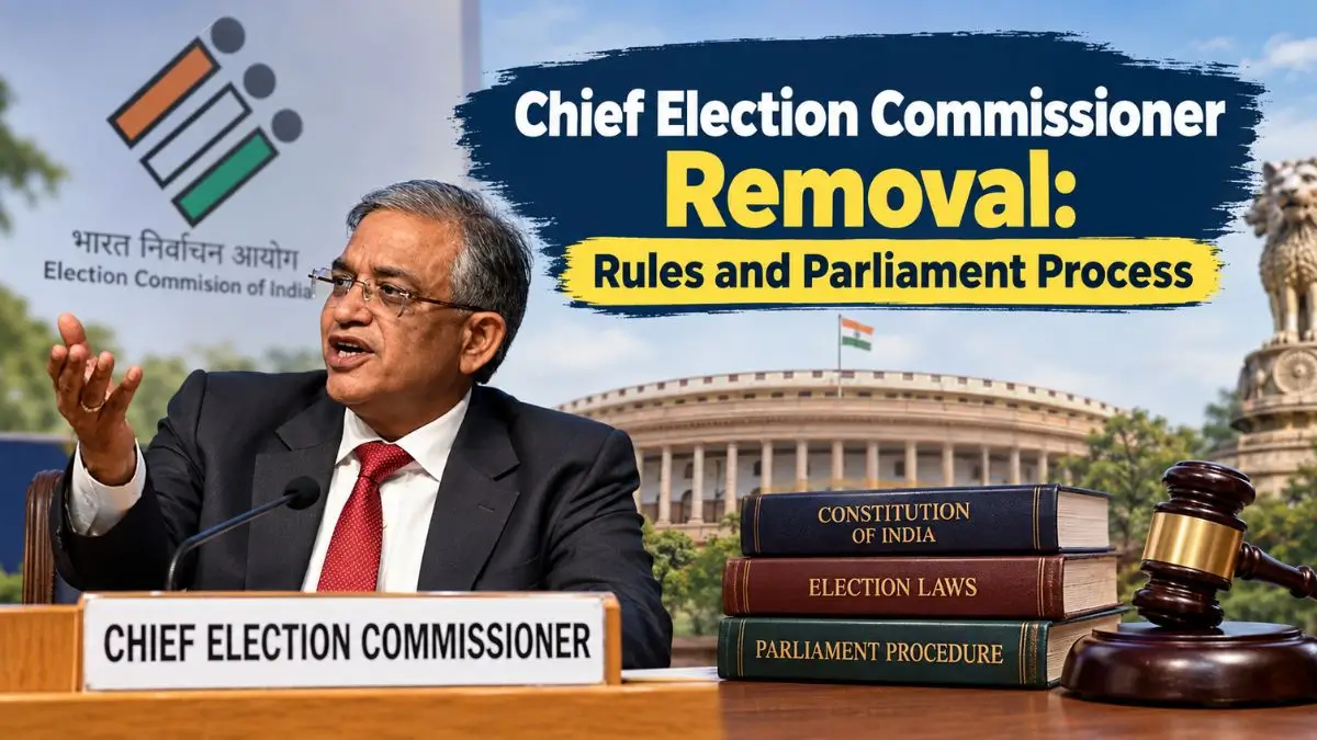 Chief Election Commissioner Removal: Rules and Parliament Process