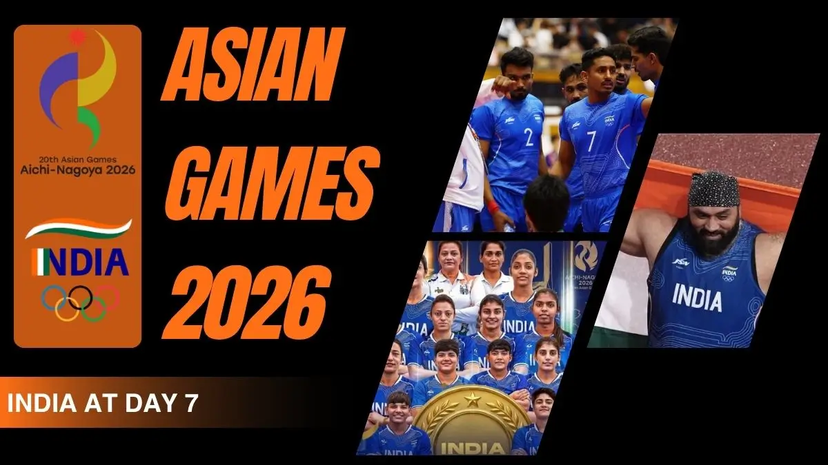 Asian Games 2026 Day 7: India won seven medals, including two gold, three silver and two bronze, taking its overall tally to 30 medals in Aichi-Nagoya.