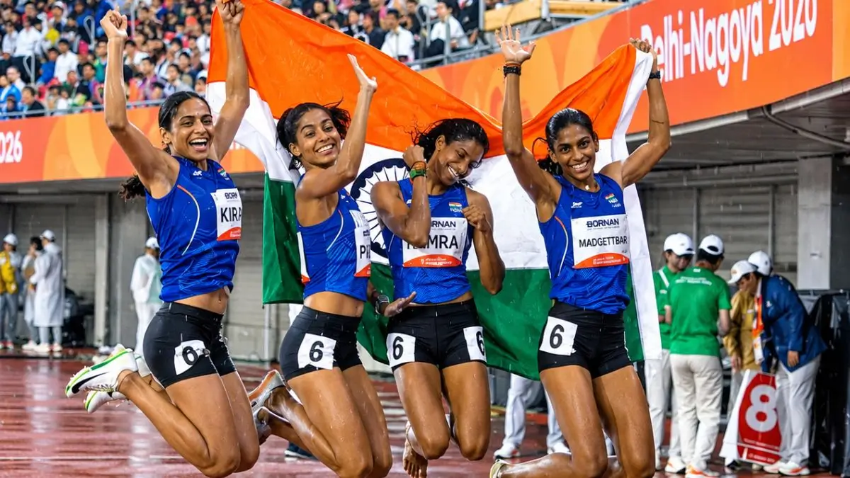 Asian Games 2026: India Wins Women’s 4x400m Relay Gold