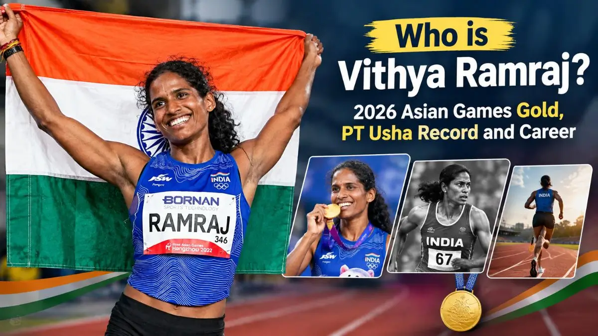 Who is Vithya Ramraj?: 2026 Asian Games Gold, PT Usha Record and Career