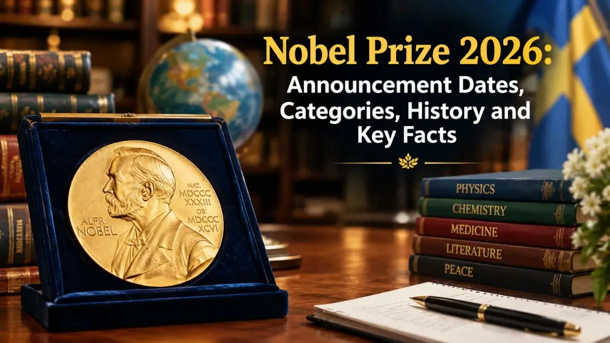 Nobel Prize 2026: Announcement Dates, Categories, History and Key Facts