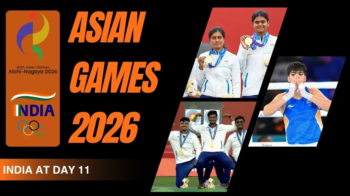 Asian Games 2026 Day 11: India Wins Four Golds, Medal Tally Reaches 60