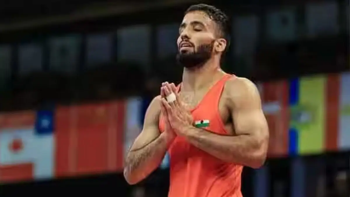 Sujeet Kalkal Wins Asian Games 2026 Wrestling Gold in Men’s Freestyle 65kg