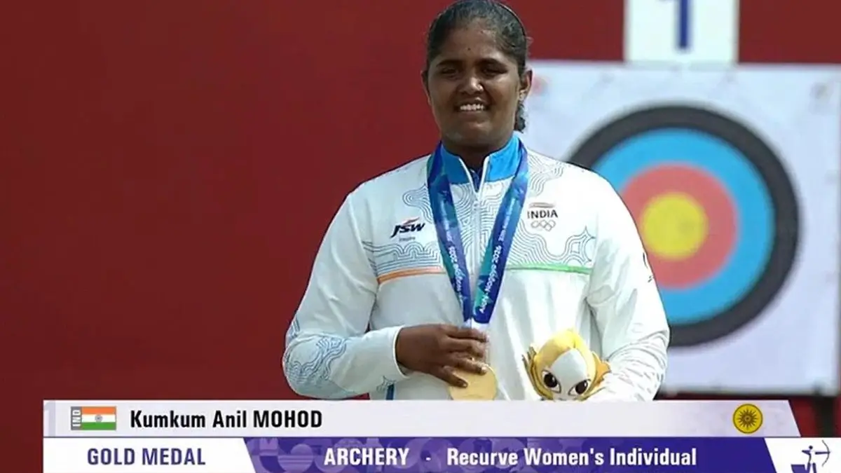 Asian Games 2026: 17-Year-Old Kumkum Mohod Wins Historic Recurve Gold with Perfect 10