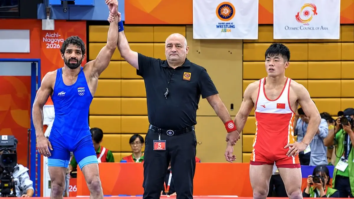 Aman Sehrawat Wins Gold in Men’s 57kg Wrestling at Asian Games 2026