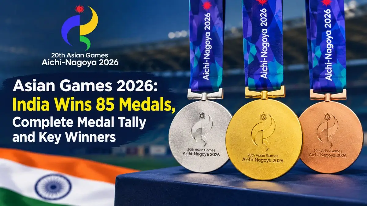 Asian Games 2026: India Wins 85 Medals, Complete Medal Tally and Key Winners