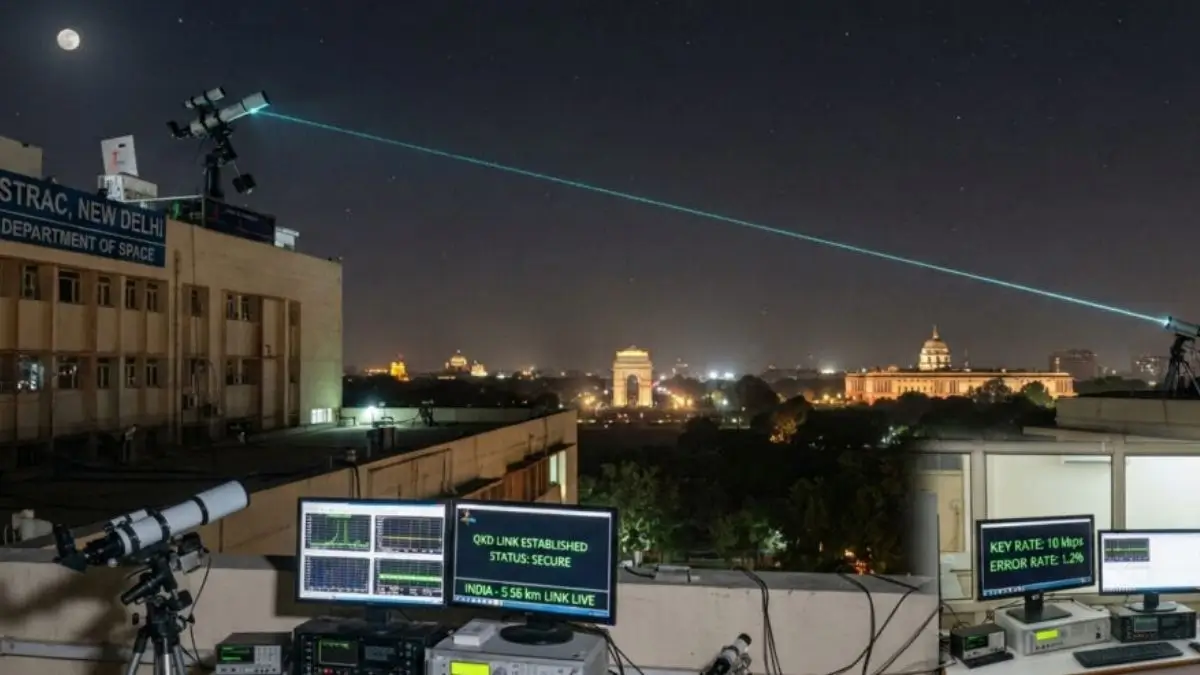 India Demonstrates First 5.56-km Free-Space Quantum Key Distribution Link