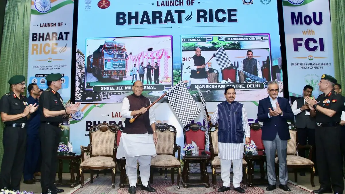 Indian Army Launches Bharat Rice for Troops; Signs Logistics MoU with FCI