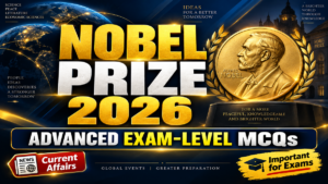 Nobel Prize 2026 – Advanced Exam-Level MCQs