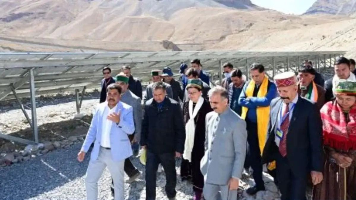 Himachal Pradesh Inaugurates Its First Solar Power Project in Spiti Valley
