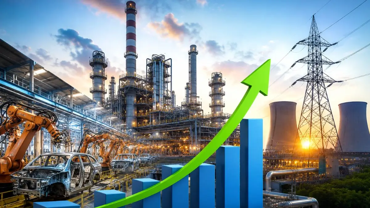 Index of Eight Core Industries Grows 7.9% in September 2026