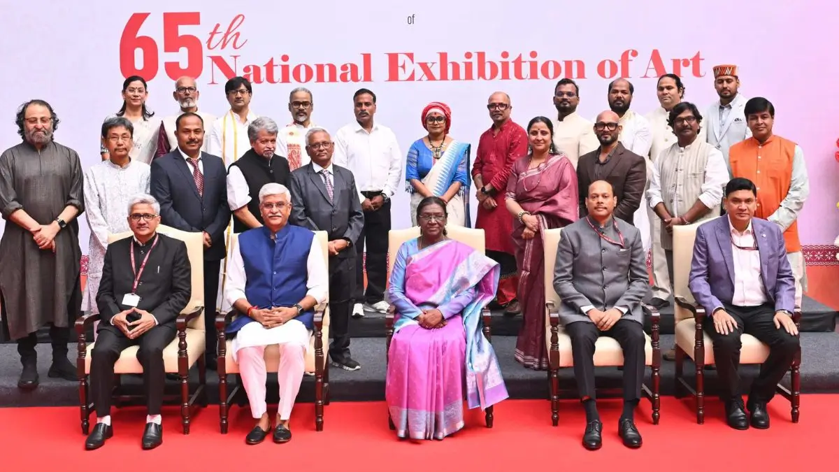 President Murmu Presents Awards at 65th National Exhibition of Art 2026