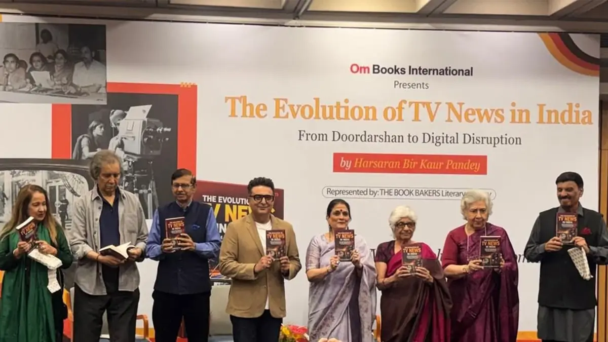 Surya Prakash Releases “The Evolution of TV News in India” by Harsaran Bir Kaur Pandey