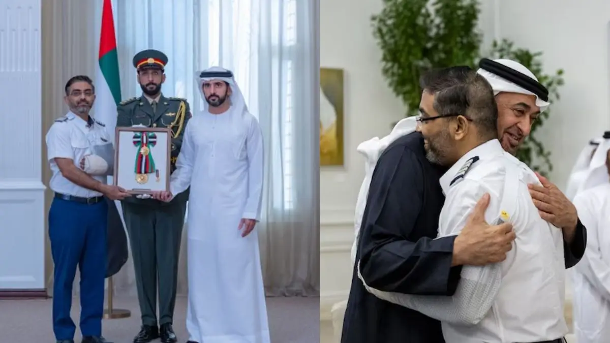 UAE Honours Indian Pilot Smit Machchhar with First Class Order of Zayed II for Bravery